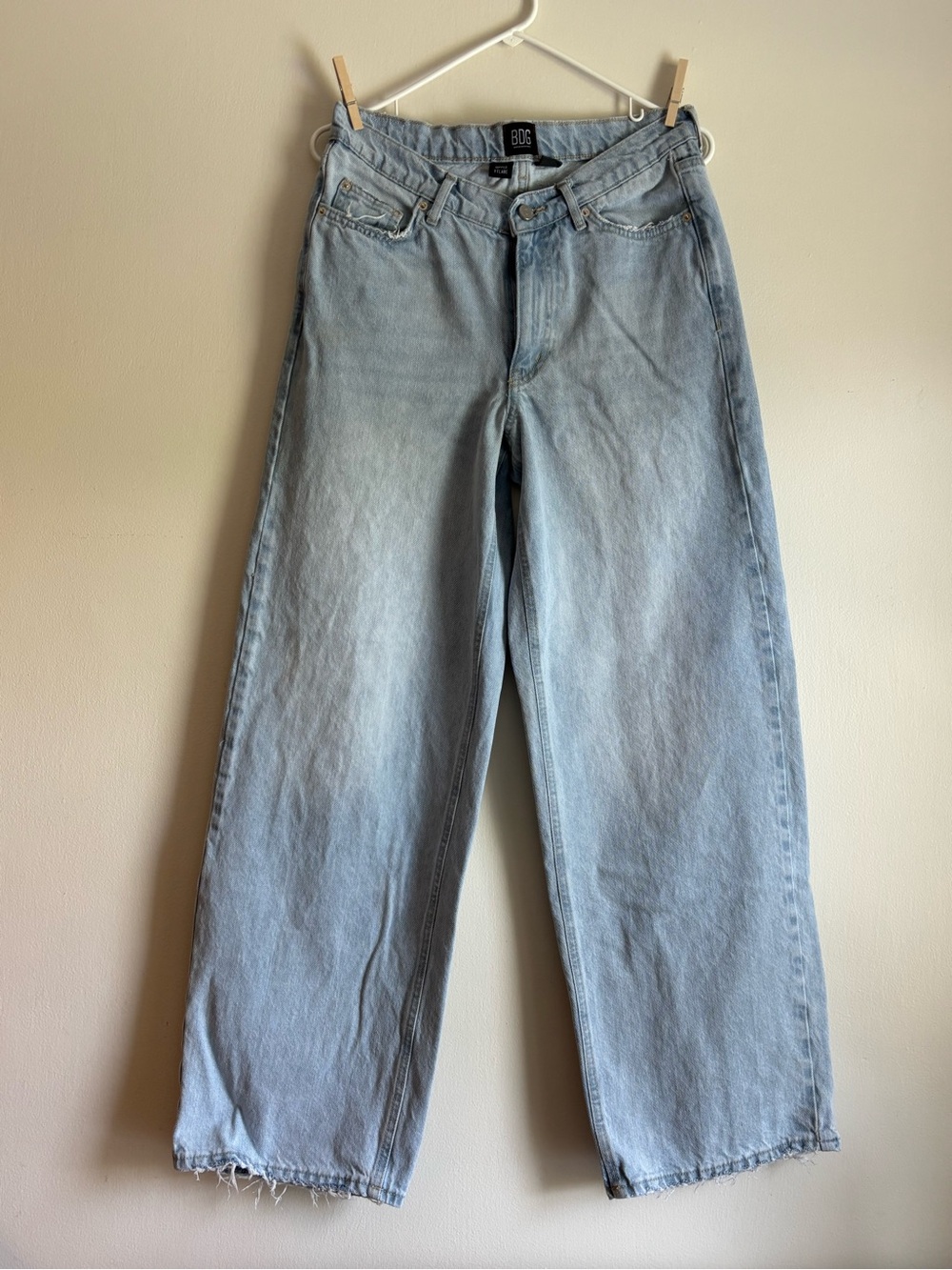 BDG Light Wash Wide Leg Jeans
